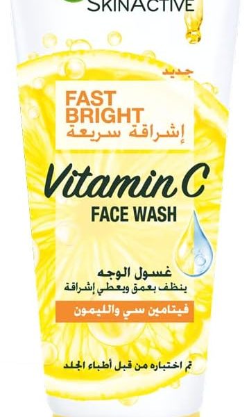 Garnier Skin Active Fast Bright Vitamin C Face Wash With Pure Lemon Essence 100 ml