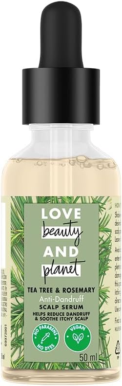 Love Beauty And Planet & Tea Tree & Rosemary scalp serum |Anti dandruff, 50ml