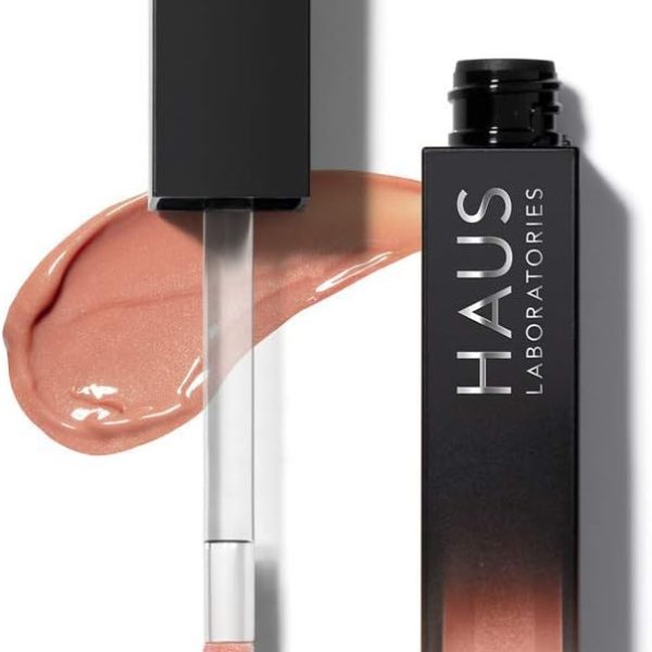 HAUS LABORATORIES By Lady Gaga: LE RIOT LIP GLOSS | High-Shine, Lightweight Lip Gloss Available in 18 Colors, Shimmer & Sparkle, Comfortable Wear, Vegan & Cruelty-Free | 0.17 Oz.