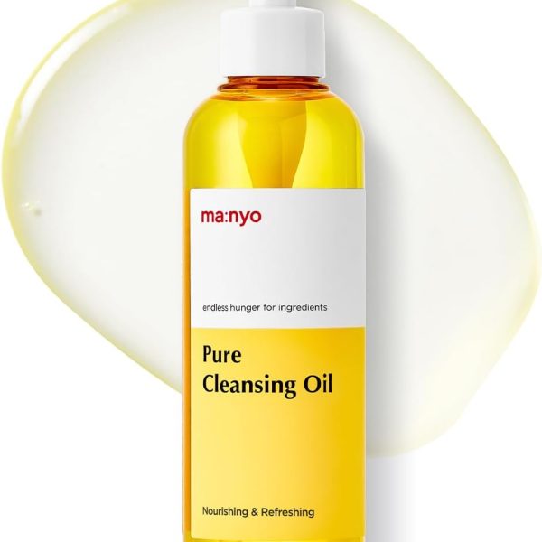 ma:nyo Pure Cleansing Oil Korean Facial Cleanser, Blackhead Melting, Daily Makeup Removal with Argan Oil, for Women Korean Skin care 6.7 fl oz (1 Pack)