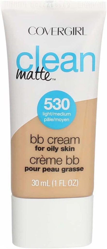 COVERGIRL - Clean Matte BB Cream, Oil-Free, Long-Lasting, Sensitive Skin, Lightweight, 100% Cruelty-Free