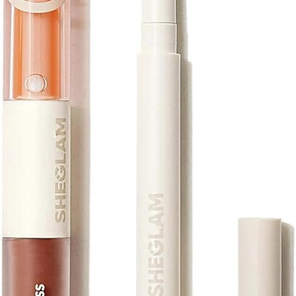 SHEGLAM Soft 90's Glam Lip liner and Lip Duo Set-Pouty Nude Lip Set - Haute Cocoa