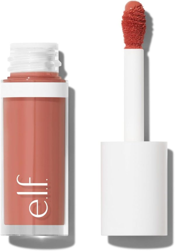 e.l.f. Camo Liquid Blush, Long-Lasting Liquid Blush For High-Pigment Colour, Creates A Soft, Dewy Finish, Vegan & Cruelty-Free, Dusty Rosé