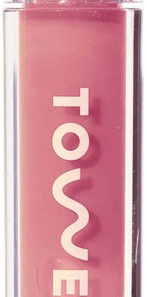 Tower 28 ShineOn Milky Lip Jelly, PISTACHIO, Non-Sticky, Hydrating Vegan Lip Gloss in Milky Nude Pink, Moisturizing Apricot and Raspberry Seed Oil, Clean, Cruelty Free