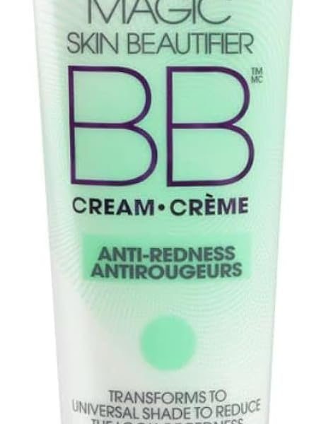 L’Oréal Paris Makeup Magic Skin Beautifier BB Cream Tinted Moisturizer Face Makeup, Anti-Redness, Green, 1 fl. oz.