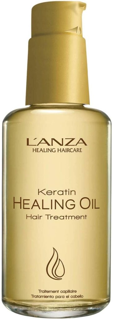 L'ANZA Keratin Healing Oil Treatment – Restores, Revives, and Nourishes Dry Damaged Hair & Scalp, With Restorative Phyto IV Complex, Protein and Triple UV Protection (3.4 Fl Oz)