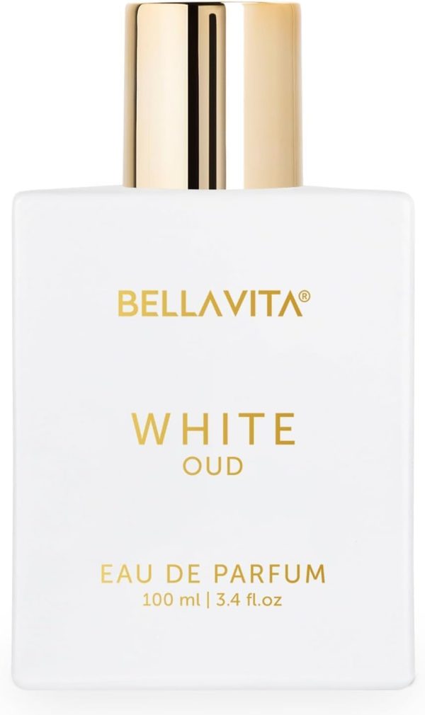 Bella Vita Luxury Bellavita White Oud Eau De Perfume for Women | Vanilla, Amber, White Musk | Long-Lasting | Gift for birthdays and anniversary | IFRA Certified | Vegan & Cruelty Free - (3.40 fl. oz.)