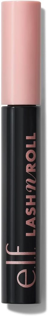 e.l.f. Lash 'N Roll Mascara, Curling Mascara for Visibly Lifted Eyelashes, Lifts and Separates Eyelashes. Long-Lasting Formula, Vegan & Cruelty-Free, Black, 9.2 g