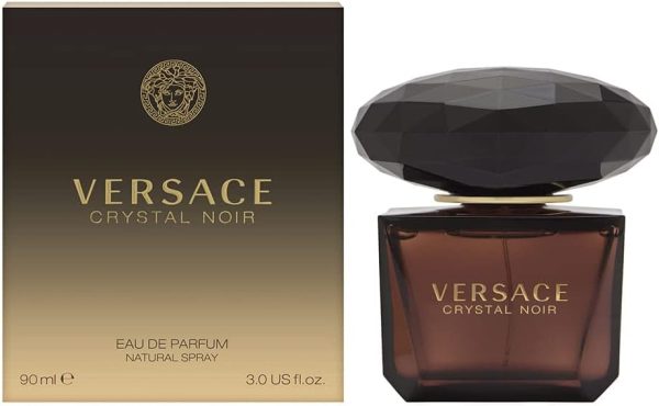 Versace Crystal Noir by Versace for Women - Eau de Parfum, 90ml