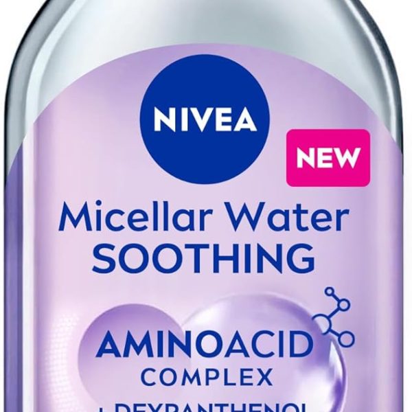 NIVEA Face Micellar Water, Makeup Remover, All Skin Types, 400ml