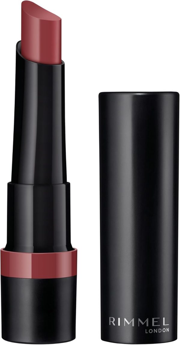 Rimmel London Lasting Finish Extreme Matte Lipstick, 160 Chestnut Rose, 2.3gr