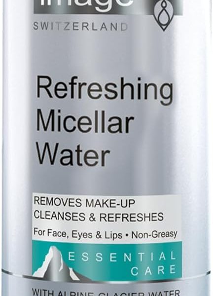 Swiss Image Refreshing Micellar Water 400 ml | Oil Control, Makeup Remover & Cleanser | Non-Greasy Formula for Face, Eyes & Lips | Cleanses & Refreshes Skin | For Combination to Oily Skin | Swiss Made