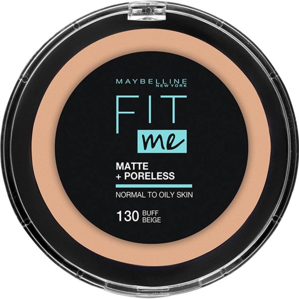 Maybelline New York Fit Me Matte & Poreless Powder, 130 Buff Beige, 54 Gm