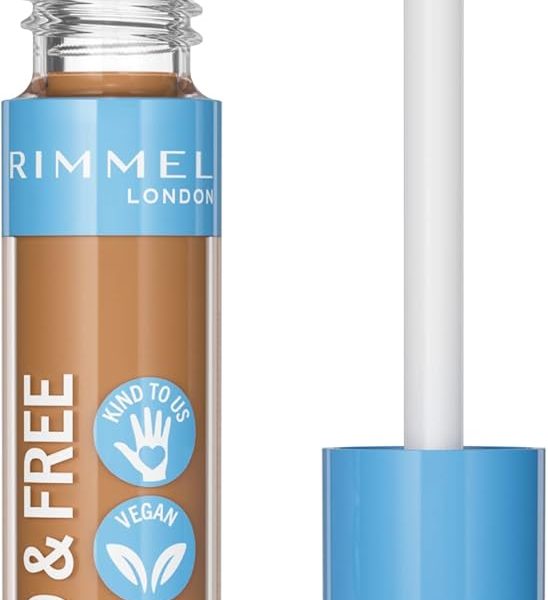 Rimmel KIND & FREE Concealer - All-Day Hydrating Liquid Concealer - With Vitamins E & B5 - Cruelty-Free & Vegan - 7 ml, shade 40 Tan