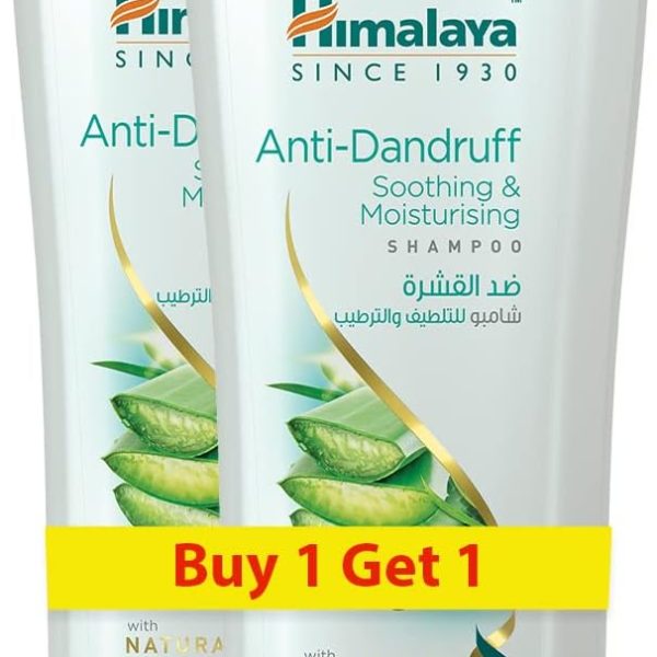 Himalaya Anti Dandruff Soothing & Moisturizing Shampoo Fights Soothes Scalp - 2x400ml