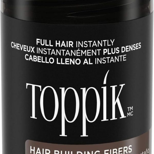 Toppik Hair Building Fiber, 12 G, Medium Brown