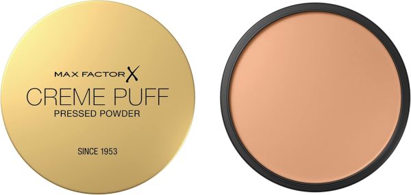 Max Factor Creme Puff Pressed Compact Powder, 55 Candle Glow, 14g