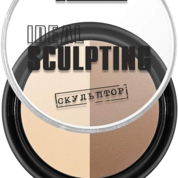 Luxvisage IDEAL SCULPTING Designed for face contouring, the sculpting powder will help you visibly enhance natural bone structure and sculpt contours the face. (1 creamy caramel, K471)