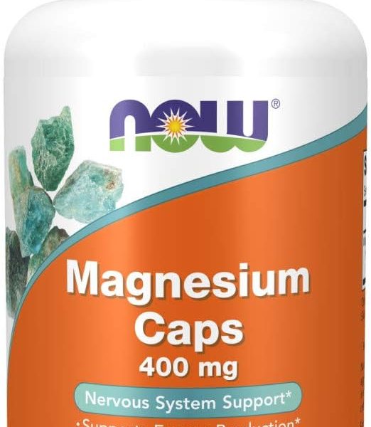 Now Magnesium 400 Mg, 180 Veg Capsules