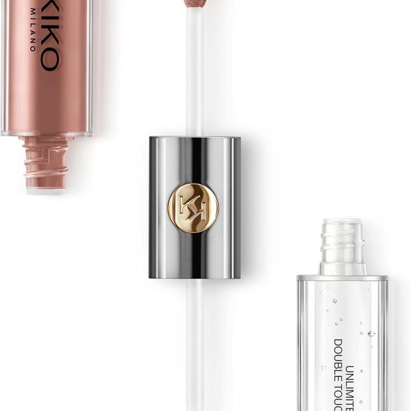 KIKO Milano Unlimited Double Touch Lipstick 103 Natural Rose, 2x3 ml (Pack of 1)