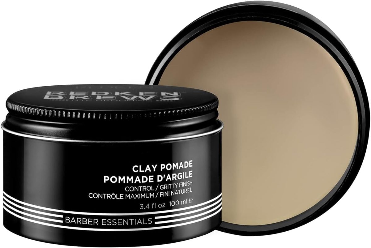 Brews Clay Pomade by Redken for Men - 3.4 oz Pomade