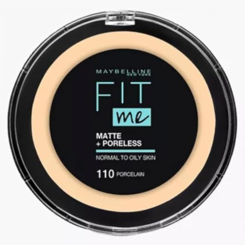 Maybelline New York Fit Me Matte & Poreless Powder, 110 Porcelain, 12 gm