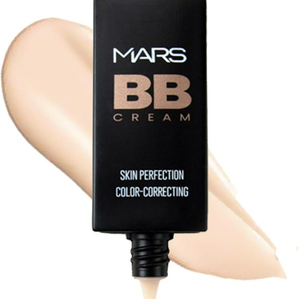 MARS BB Cream Lightweight Foundation | Blendable BB Cream for Women | Colour Correction for All Skin Types (30 ml) (Light)