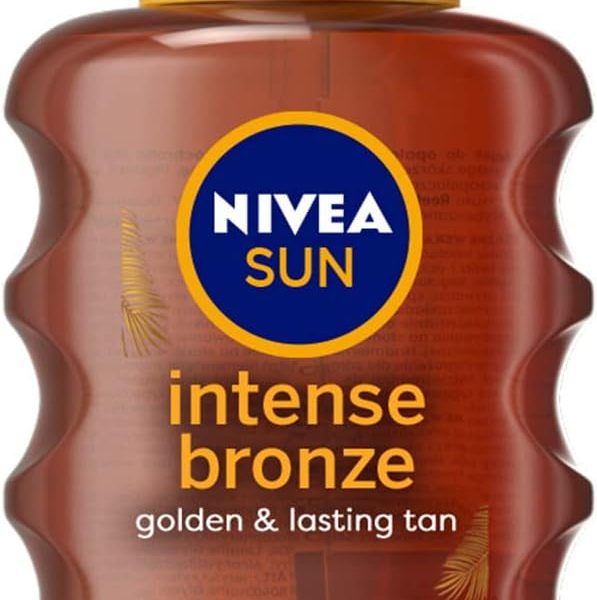 NIVEA SUN Tanning Oil Spray, Carotenne, Vitamine E & Jojoba Oil, SPF 6, 200ml