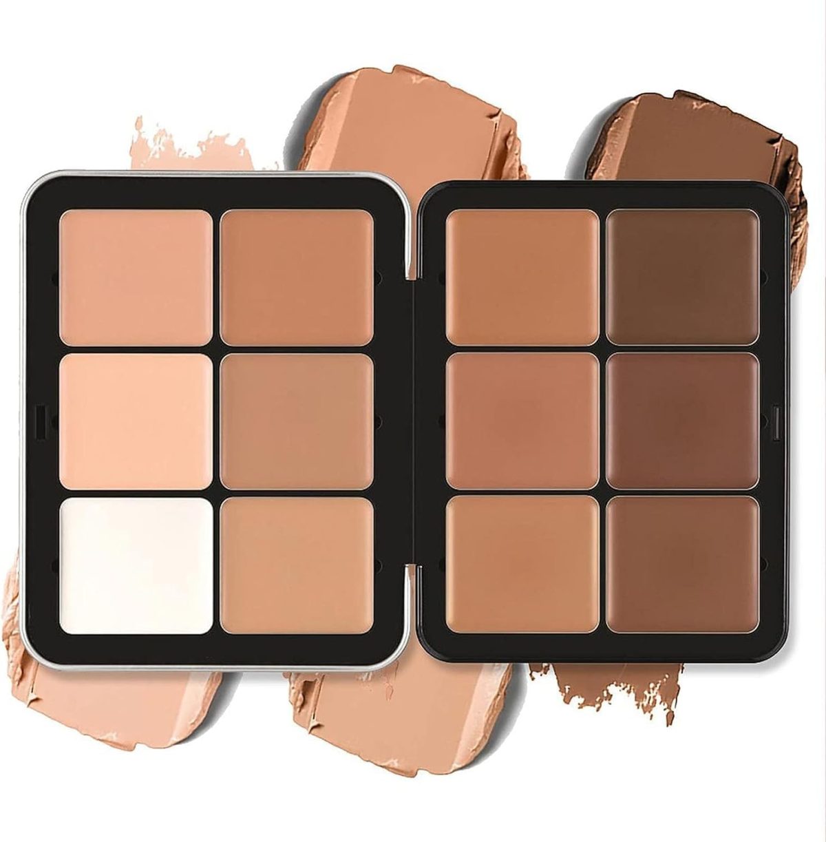 tuz OSYA professional Colour Correcting Concealer Cream,12 Colour Concealer Foundation Palette,Long-Wearing Full Coverage Makeup and Corrector for Under Eye Dark Circles,Acne & Blemishes 1