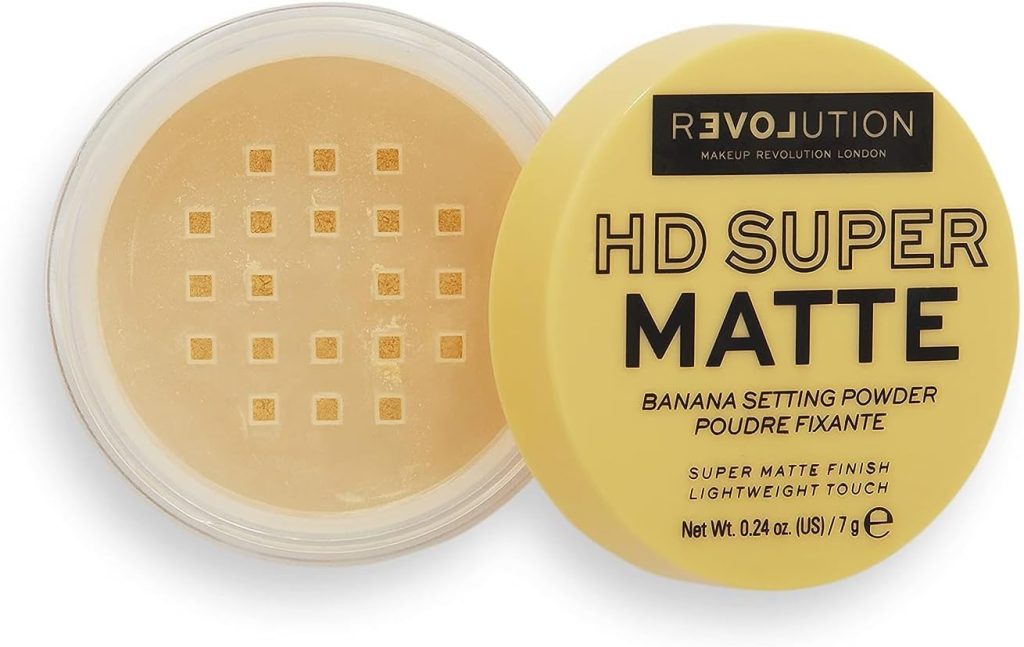 Revolution Relove HD Super Matte Setting Powder 7 g, Banana, Yellow, Pack Of 1