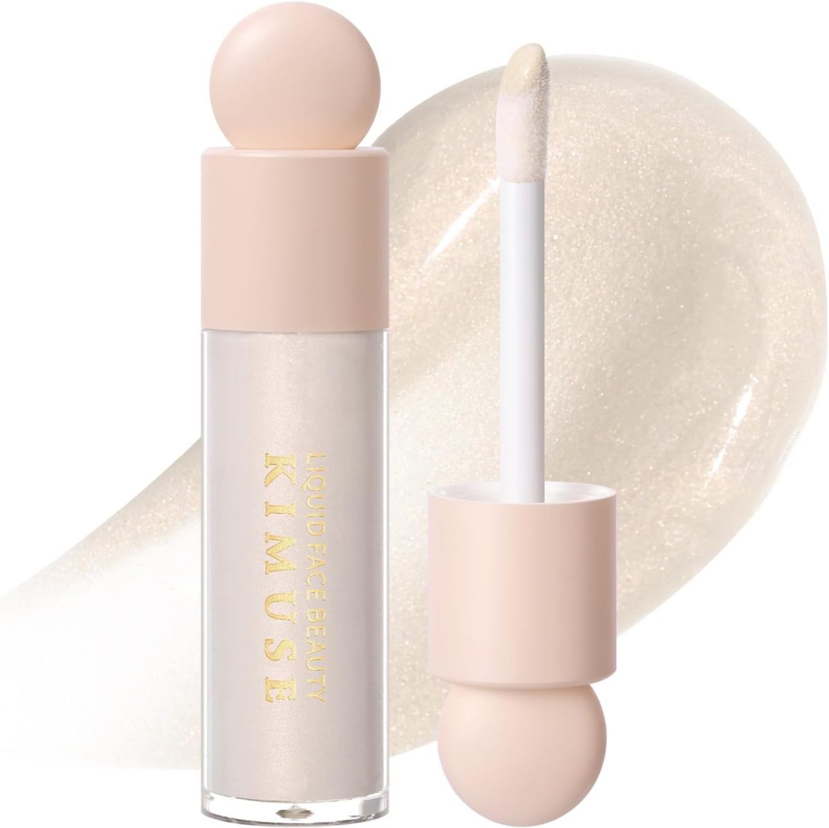 KASTWAVE Natural Glow Liquid Filter, Complexion Booster For A Glowing, Weightless Liquid Highlighter Primer, Foundation Face Primer For a Long-Wear Radiant Glow Soft-Focus Look, Vegan & Cruelty-Free