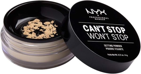 NYX PROFESSIONAL MAKEUP Can't Stop Won't Stop Setting Powder, Light-Medium 02