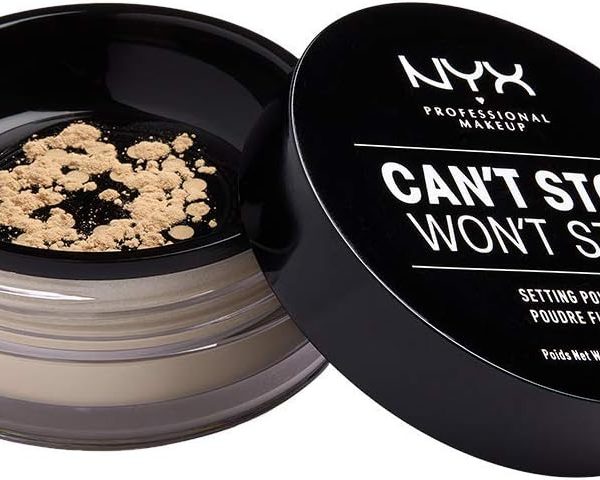 NYX PROFESSIONAL MAKEUP Can't Stop Won't Stop Setting Powder, Light-Medium 02