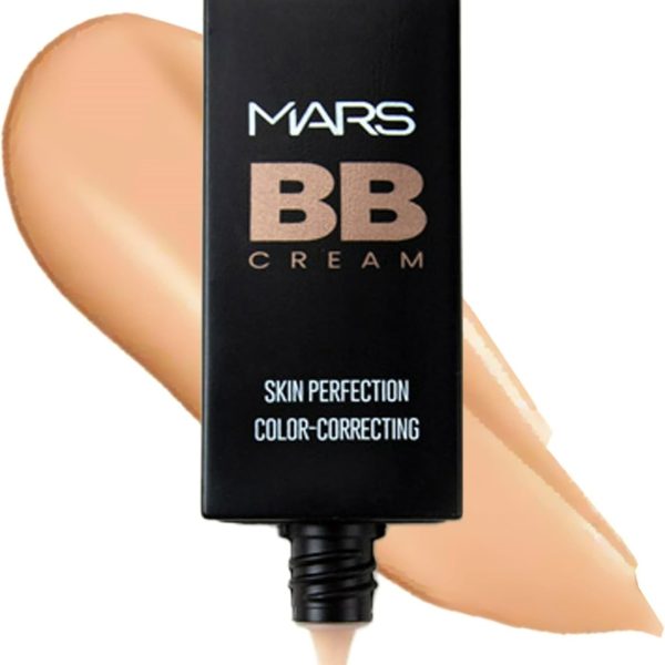 MARS BB Cream Lightweight Foundation | Blendable BB Cream for Women | Colour Correction for All Skin Types (30 ml) (Medium Beige)