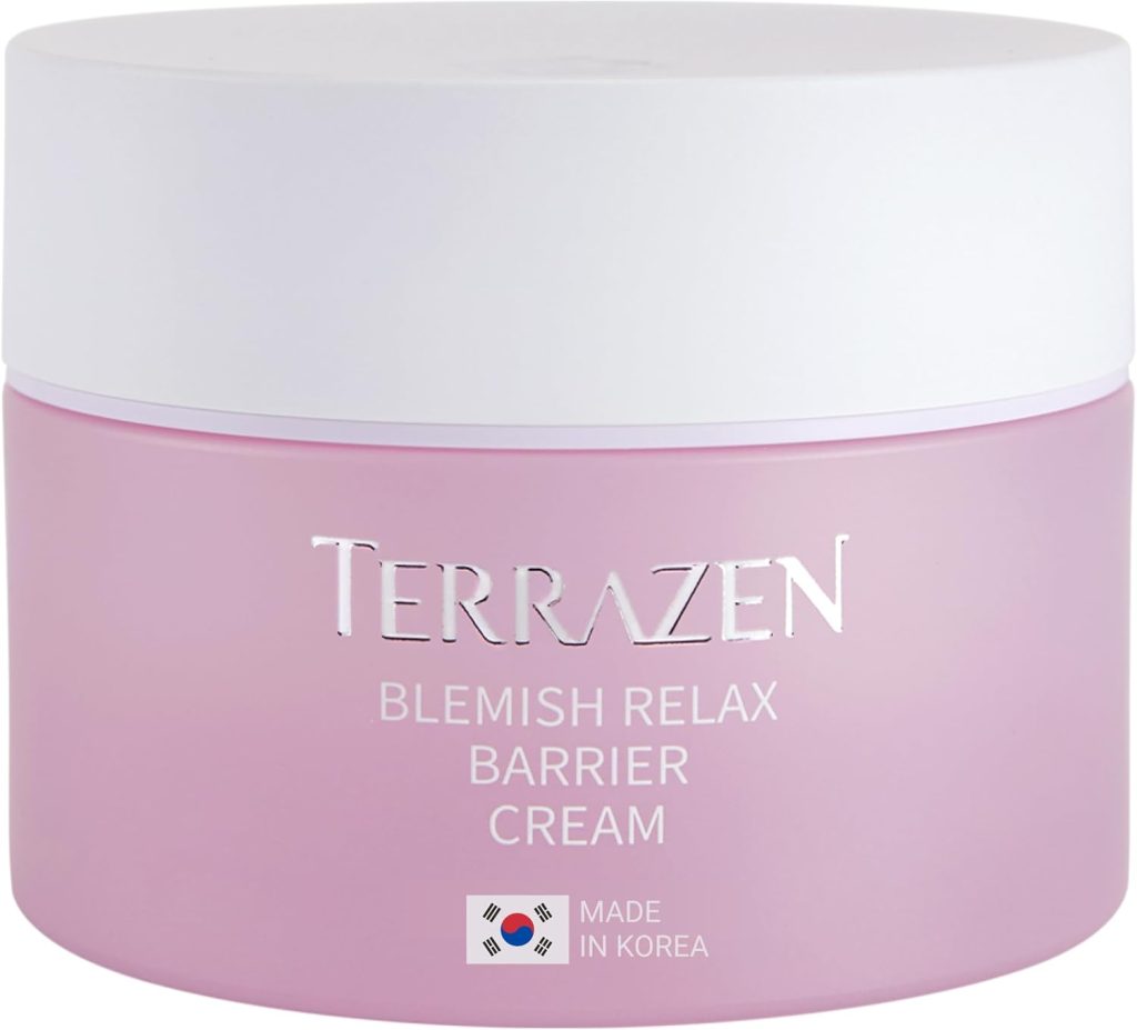 TERRAZEN Korean Barrier Renewal Face Cream 50ml - Deeply Hydrating & Moisturizing Skin Care Redness Recovery Blemish Facial Treatment - Lightweight Non Greasy Formula for Sensitive Skin