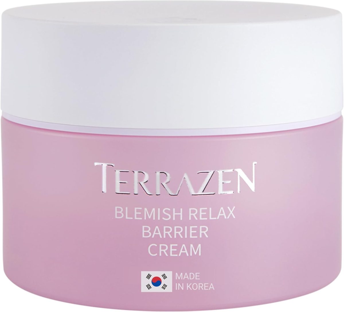 TERRAZEN Korean Barrier Renewal Face Cream 50ml - Deeply Hydrating & Moisturizing Skin Care Redness Recovery Blemish Facial Treatment - Lightweight Non Greasy Formula for Sensitive Skin