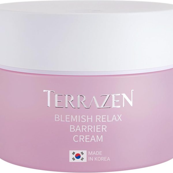 TERRAZEN Korean Barrier Renewal Face Cream 50ml - Deeply Hydrating & Moisturizing Skin Care Redness Recovery Blemish Facial Treatment - Lightweight Non Greasy Formula for Sensitive Skin