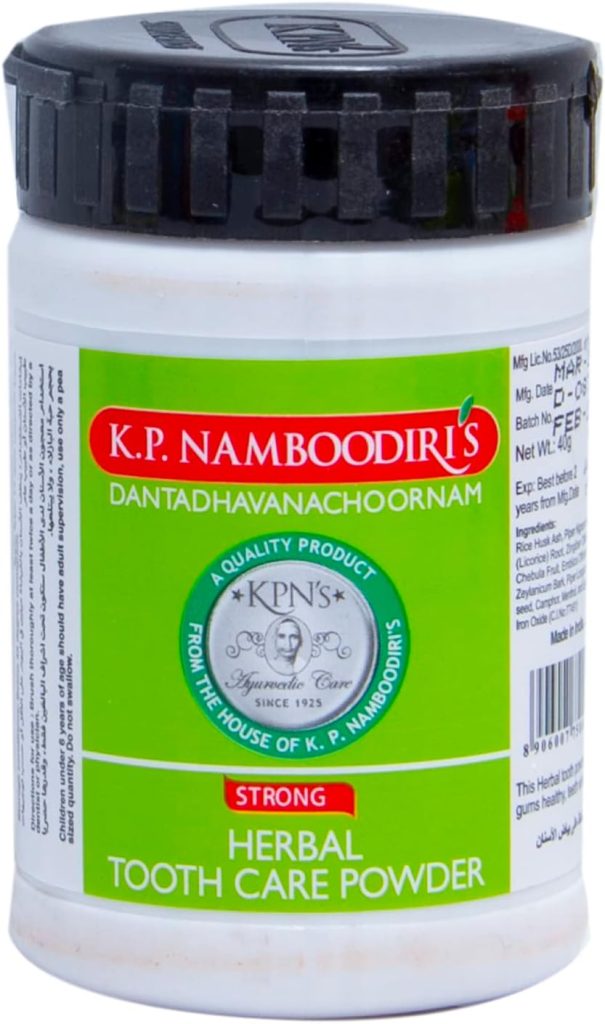 K.P Namboodiris Herbal Tooth Care Powder 40g