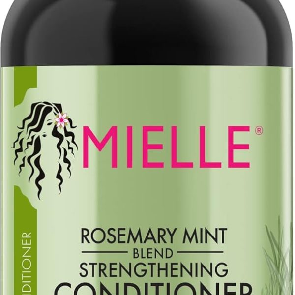 Mielle Organics Rosemary Mint Strengthening Conditioner with Biotin, 12 Ounce