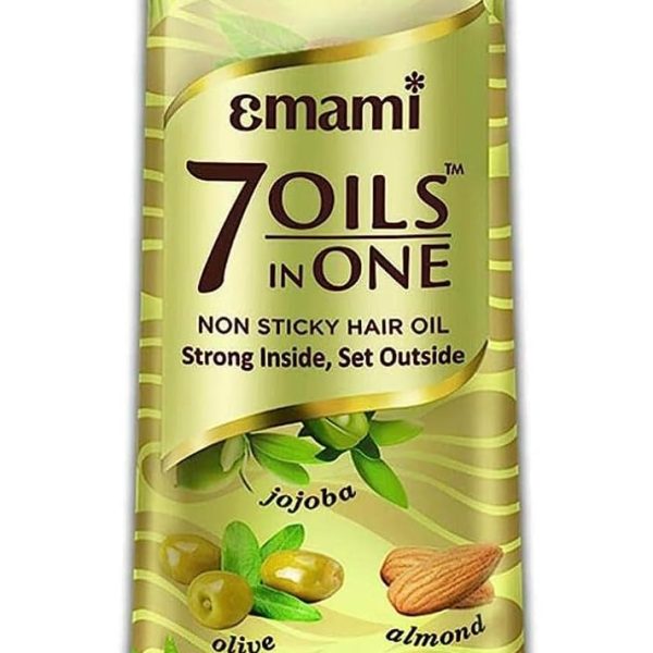 Emami 7 oils in one hair oil, non-sticky, strong inside and set outside 300ml