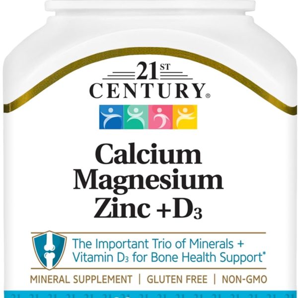 21St Century Cal Mag Zinc +D - 90 Tablets