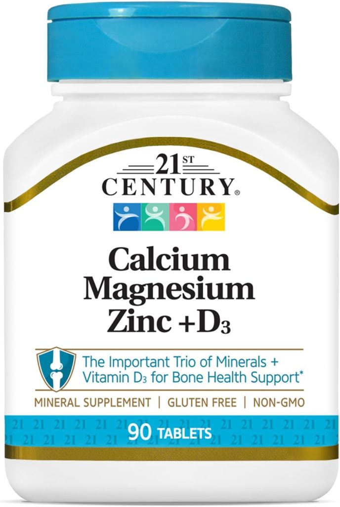 21St Century Cal Mag Zinc +D - 90 Tablets