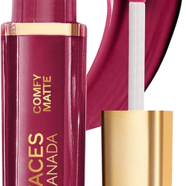 FACES CANADA Comfy Matte Liquid Lipstick - Any Day Now 04 (Red), 3 ml | Comfortable 10HR Longstay | Intense Matte Color | Almond Oil & Vitamin E Infused | Super Smooth | No Dryness | No Alcohol