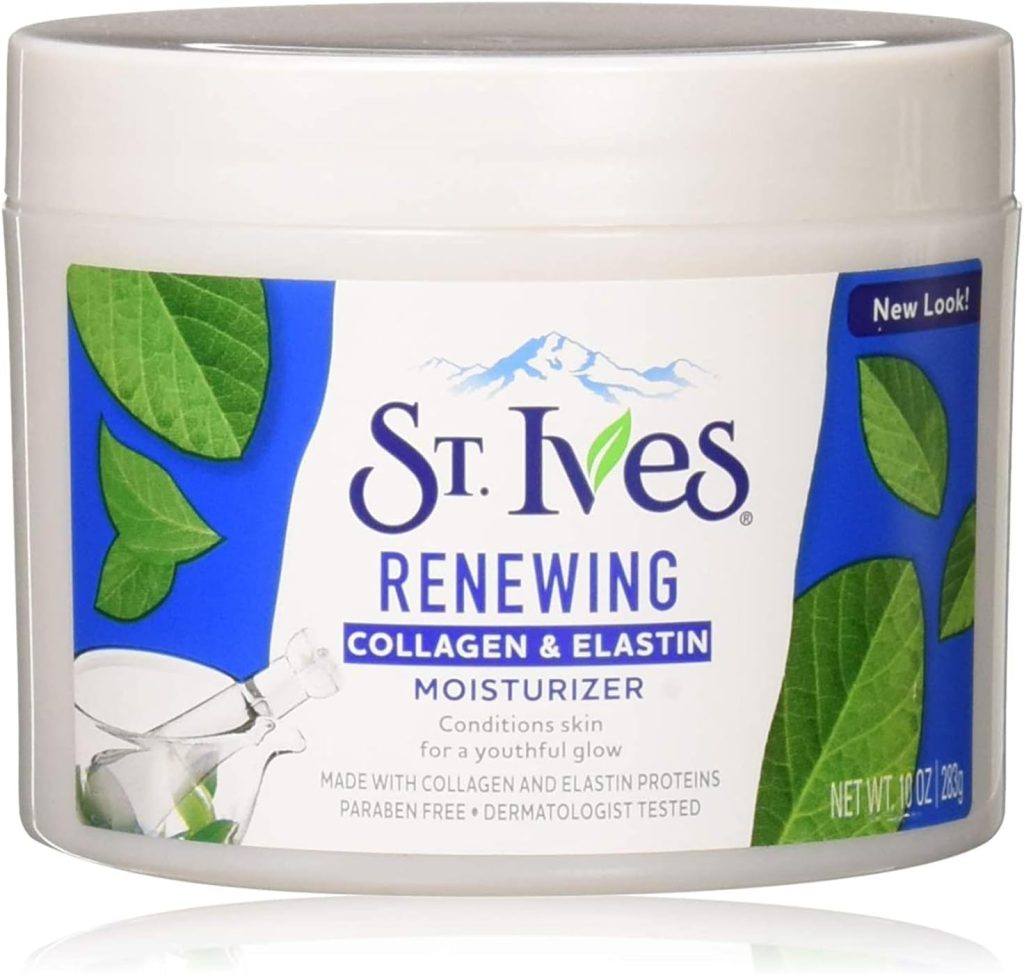 ST. Ives Collagen Elastin Facial Moisturizing Cream for All Skin Types By St 283 G. (Pack of 2)