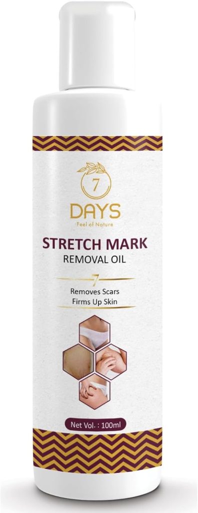 7 Days Stretch Oil for Pregnancy Marks with Scars and