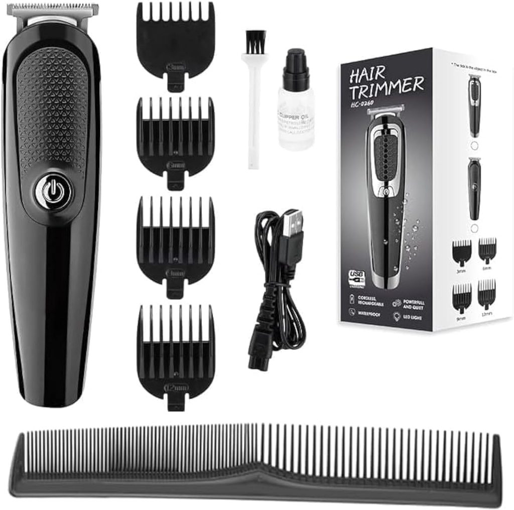 MIKUER Hair Clippers for Men Professional Hair Trimmer for Men - Cordless&Corded Barber Clippers for Hair Cutting & Grooming, Rechargeable Hair Trimmer Kit