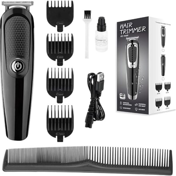 MIKUER Hair Clippers for Men Professional Hair Trimmer for Men - Cordless&Corded Barber Clippers for Hair Cutting & Grooming, Rechargeable Hair Trimmer Kit