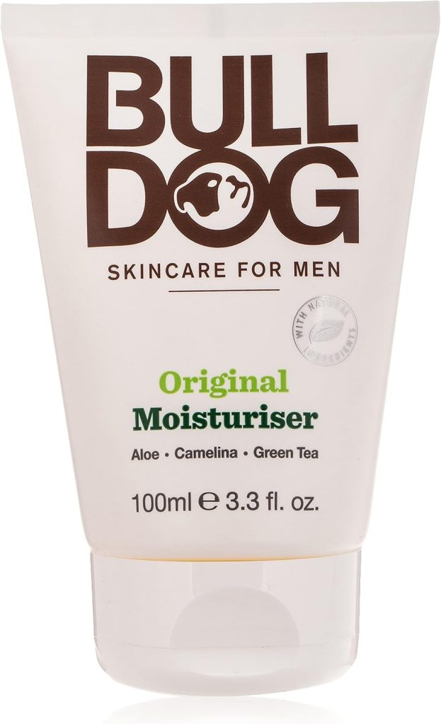 Bull Dog Skin Softening Moisturiser for Men;With Aloe Vera,Camelina Oil,Green Tea;Hydrating;Non-Greasy;Non Sticky;For All Skin Type;No Irritation;Original Fragrance;Daily Use;100 ML -Fathers Day Gift