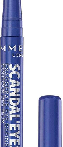 Rimmel London Scandaleyes Exaggerate Eye Definer, 04 Cobalt Blue, 0.35G - 0.01 Fl Oz