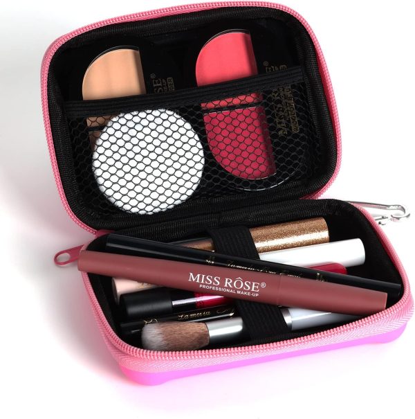 AOLIKOKO All in One Makeup Kit for Women - Full Professional Kit With Pressed Powder, Blush, Eyeliner, Eyeshadow, Mascara, Lip Gloss and Lipstick (Pink)